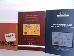 Konvolut: 3 Bände Literatur / Briefmarken / Kataloge - Philatélie
