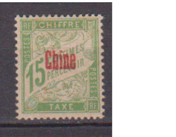 CHINE        N°  YVERT TAXE 3  NEUF AVEC CHARNIERES     ( CHARN 05/10 ) - Postage Due