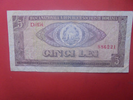 ROUMANIE 5 LEI 1966 Circuler (L.12) - Romania