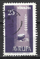 TURQUIE. N°1412 Oblitéré De 1958. Europa'58. - 1958