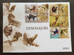 South Africa Dinosaurs 2009 Prehistorical Dinosaur (sheetlet) MNH *3D *unusual - Neufs