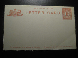 SPECIMEN Overprinted 1 1/2 Penny NEW SOUTH WALES Letter Card AUSTRALIA Postal Stationery Card - Storia Postale