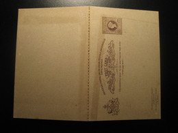 1 1/2 + 1 1/2 Penny Reply QUEENSLAND Post Card AUSTRALIA Postal Stationery Card - Briefe U. Dokumente