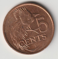 TRINIDAD & TOBAGO 2007: 5 Cents, KM 30 - Trinidad Y Tobago