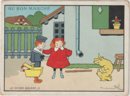 Benjamin RABIER - Le Chien Savant - 3 - AU BON MARCHÉ - Image 11,2 X 15 Cm - Rabier, B.