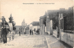 89-CRUZY-LE-CHÂTEL- RUE DE L'HÔTEL DE VILLE - Cruzy Le Chatel