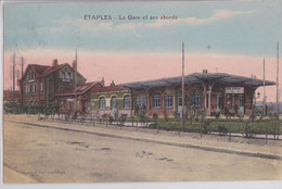 Etaples-sur-Mer - La Gare Et Ses Abords Taxe Tax Postage Due GB Stamp - Etaples