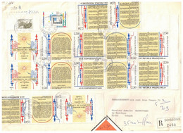 Aisne - Soissons - Devant De Lettre Recommandée Pour Toulon (Var) - Très Gros Affranchissement - 30 Décembre 1989 - Postal Rates