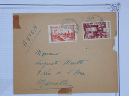 BF11 MAROC  BELLE LETTRE  1949   A  MARSEILLE  FRANCE  ++++AFFRANCH. INTERESSANT - Lettres & Documents