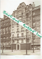 2 PHOTOS PARIS 6° IMMEUBLE 79 BOULEVARD RASPAIL 1913 ARCHITECTE CHIFFLOT MAGASIN AUTOMOBILES BRASIER - Parijs