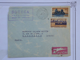 BF11 NOUVELLE CALEDONIE BELLE LETTRE  1951 PAR AVION   NOUMEA  A  MARSEILLE  FRANCE    +++  +AFFRANCH.PLAISANT - Covers & Documents