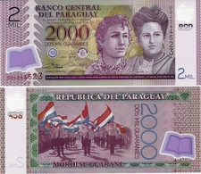 PARAGUAY       2000 Guaraníes      P-228[d]       2017 (2018)     UNC - Paraguay