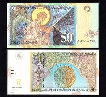 MACEDONIA P-15d  50 Denari  2003  -ЧФ-  UNC - NEUF !!!!!!!!! - Noord-Macedonië