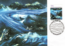 Australian Antarctic Territory 1989 Landscapes,Glacial Flow,maximum Card - Maximum Cards