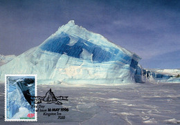 Australian Antarctic Territory 1996 Landscapes,rafting Sea Ice,maximum Card - Tarjetas – Máxima