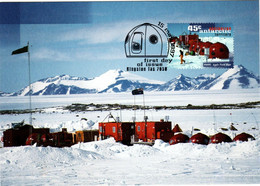 Australian Antarctic Territory 1997 50th Anniversary ANARE,Sea Apple Field Huts,maximum Card - Maximumkarten