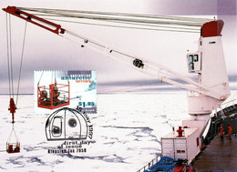 Australian Antarctic Territory 1997 50th Anniversary ANARE,Sea Ice Research,maximum Card - Tarjetas – Máxima