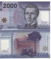 CHILE   2'000  Pesos  "dated 2016 Polimer " P162f ( Manuel Rodrigues Erdoyza+Nalcas National Park At Back) - Chili