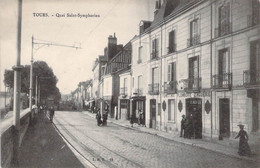 CPA - 37 - TOURS - Quai Saint Symphorien - LBT 18 - Commerce - Animée - - Tours