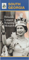 British Antarctic Territory Brochure Mi 687-690 Queen Elizabeth II Longest Reigning Monarch 2015 - Autres & Non Classés
