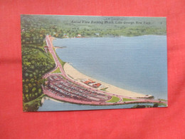 Aerial View Bathing Beach.  Lake George  New York > Lake George   ref 5781 - Lake George