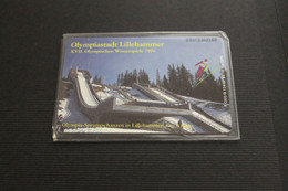 Telefonkarte 6 DM Olympiastadt Berlin; Olympiastadt Lillehammer XVII. Olympische Winterspiele 1994 - Olympische Spelen