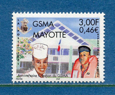 ⭐ Mayotte - YT N° 108 ** - Neuf Sans Charnière - 2001 ⭐ - Unused Stamps