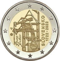 Slovakia / Slowakei / Slovaquie - 2 Euro 2022 - Steam Engine - Slovacchia