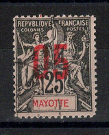 Mayotte - Réplique De Fournier - YV 25 Oblitéré , Pas Courant - Neufs