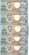 SURINAME 250 GULDEN 1988 UNC P 134 ( 5 Billets ) - Surinam