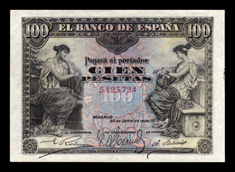 España Spain 100 Pesetas 1906 Pick 59a Sin Serie EBC+ XF+ - 100 Pesetas