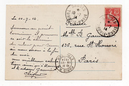 !!! LEVANT, CPA DE RHODES DE 1914 POUR PARIS - Lettres & Documents