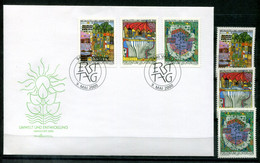 LIECHTENSTEIN 1235-1237 Mnh + FDC, Expo 2000 Hannover, Hundertwasser - 2000 – Hannover (Duitsland)