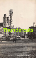 CPA CARTE DE PHOTO LINZ DREIFALTIGKEITSSAULE - Linz