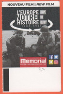 FRANCIA - FRANCE - CAEN (Normandie) - Mémorial - WWII - Cité De L'histoire Pour La Paix - Biglietto D'ingresso Pass Fami - Tickets D'entrée