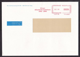 Netherlands: Cover, 2002, Meter Cancel, Atlantic Commission, Cooperation USA Europe (traces Of Use) - Brieven En Documenten