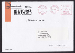 Netherlands: Cover, 2003, Meter Cancel, Ministry Of Defense, Royal Navy, Marines Museum Rotterdam (traces Of Use) - Storia Postale