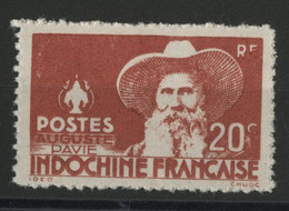 N° 260 NON EMIS DE L'ADMINISTRATION FRANCAISE Avec La Variété "c" Partiel à " 20 C", Toujours Sans Gomme, TB - Unused Stamps