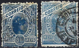 Brazil 1900 - Mi 144 /146 - YT 118/18a ( Allegory Of Freedom ) - Oblitérés