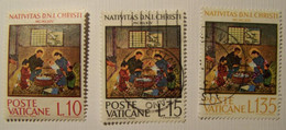 VATICAN - Poste Vaticane - 1964 -  NATIVITAS D.N.I. CHRISTI / MCMLXIV  - 3 Valeurs -  Oblitérés - Used Stamps