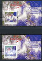 Hong Kong - Block Nr. 272 Und 273 - "Wetterphänomene" ** / MNH (aus Dem Jahr 2014) - Blocchi & Foglietti