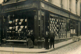 Le Mans * Carte Photo * Commerce Magasin Chemiserie Parisienne BOUVIER COLLET , 17 Rue Dumas Et 10 Rue St Martin - Le Mans