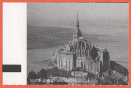 FRANCIA - FRANCE - Mont-Saint-Michel (Normandie) - Abbaye Du Mont Saint Michel - Biglietto Ingresso Tarif Indiv S -Usato - Tickets D'entrée