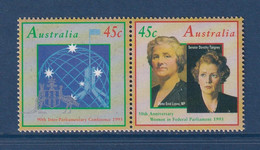 ⭐ Australie - YT N° 1326 Et 1327 ** - Neuf Sans Charnière - 1993 ⭐ - Mint Stamps