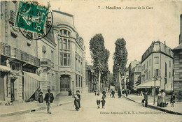 Moulins * Avenue De La Gare * Coiffeur * Hôtel - Moulins