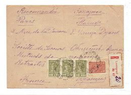 RUSSIE - LR LENINGRAD POUR PARIS 26/9/1934 + MARQUE AU DOS "ENDOMMAGE PLIS SALEMENT COLLES" - Storia Postale