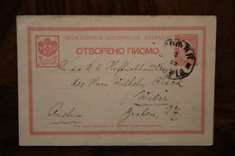 1889 Bulgarien Cover Briefe Bulgarie Bulgaria - Covers & Documents