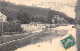 Chateau Landon         77      Hameau Lorroy. Le Canal Et Les Caves A Blanc Avant La Catastrophe             (voir Scan) - Chateau Landon