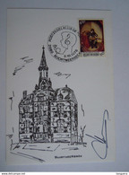 België Belgium 1976 Boortmeerbeek Tekening Stempel Jeugdfilatelie Jeugd En Muziek Jeunesses Musicales Luit Luth Cob 1827 - Gedenkdokumente