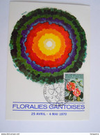België Belgium 1970 Maximum 1-2-70 Floralies Gantoises Gentse Floraliën IV Camelia Cob 1523 - 1961-1970